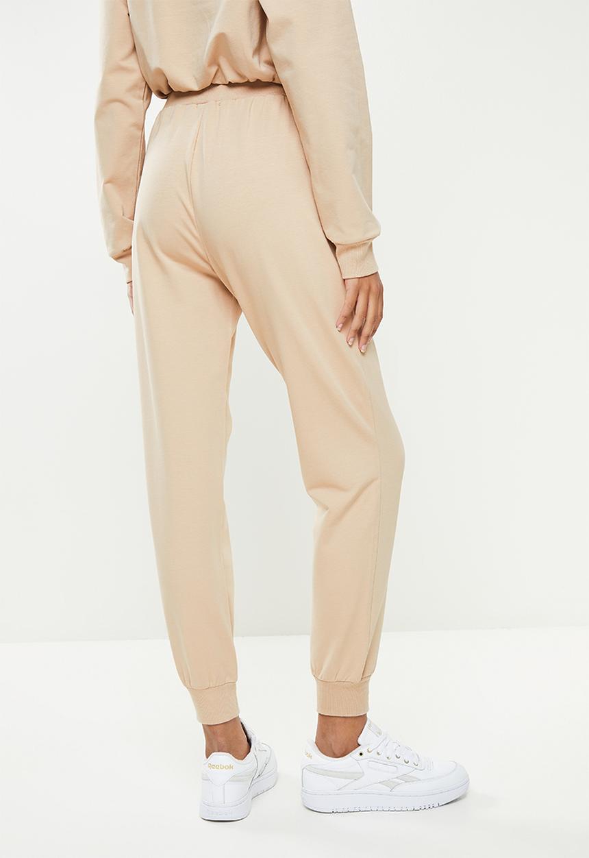 SISSY BOY - Trackpants with drawstring waist - stone