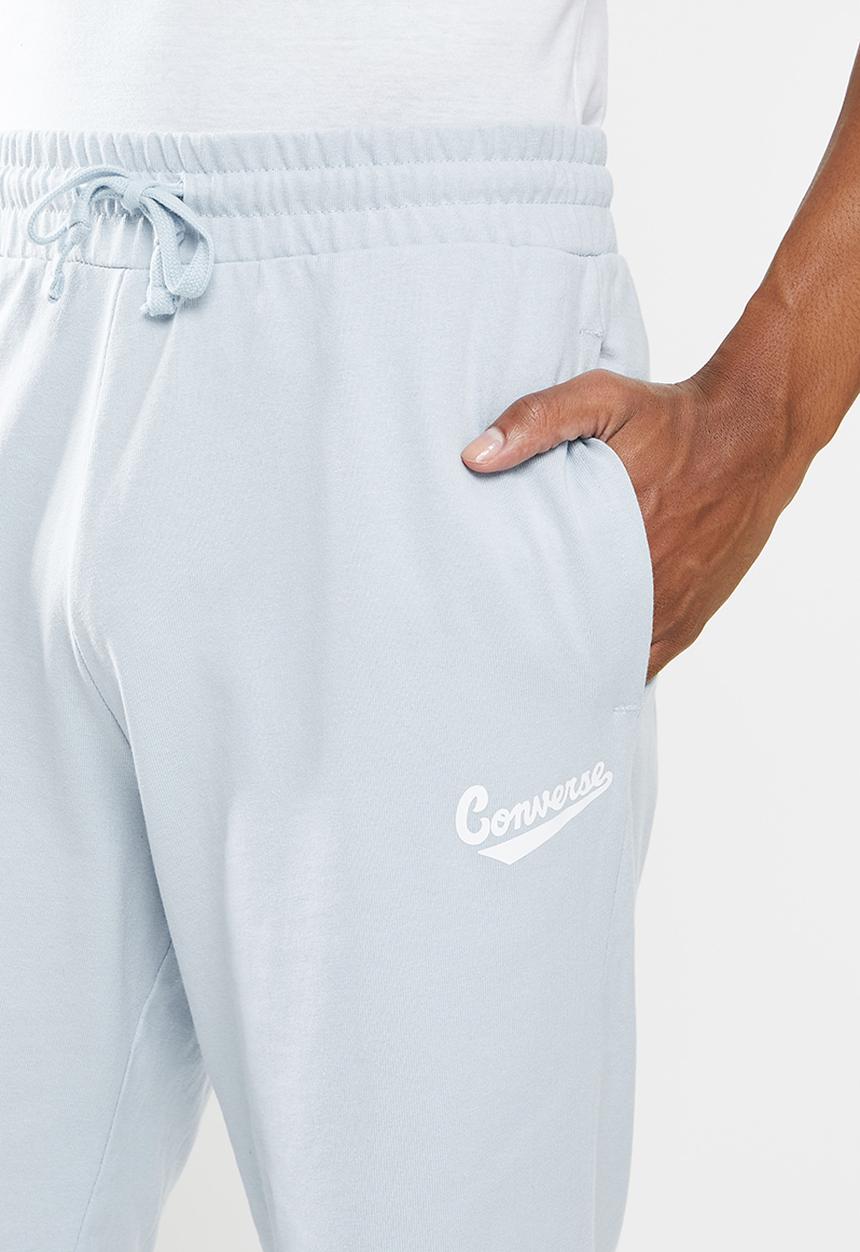 Converse - Scripted logo cotton short - light blue
