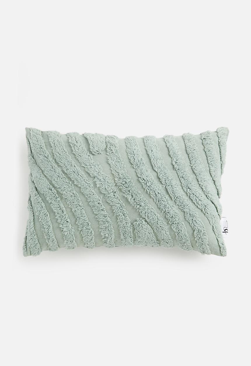 Sixth Floor - Mirage cushion cover - sage grey