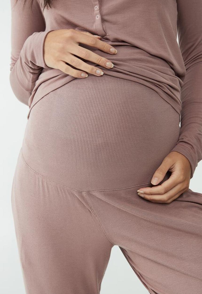 Cotton On - Sleep recovery maternity pant - woodrose 
