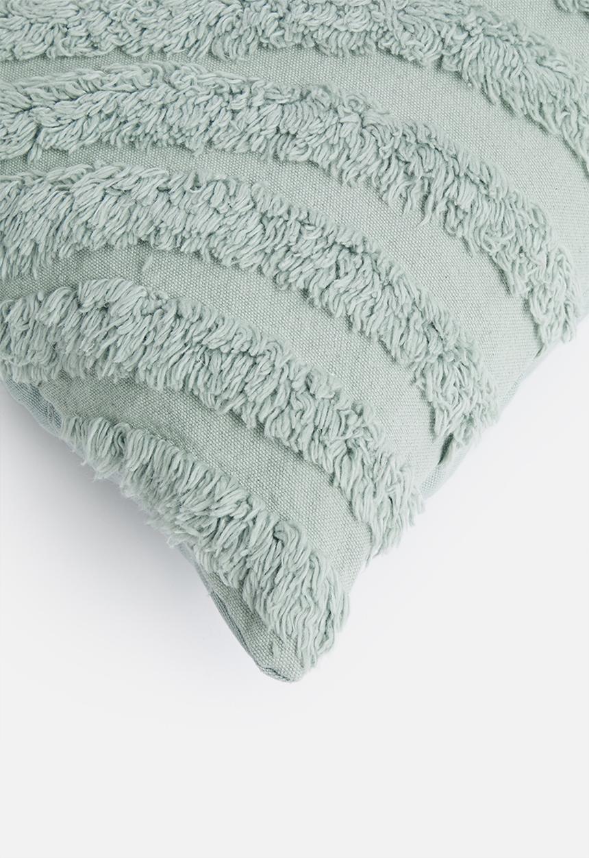 Sixth Floor - Mirage cushion cover - sage grey