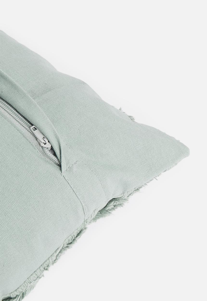 Sixth Floor - Mirage cushion cover - sage grey