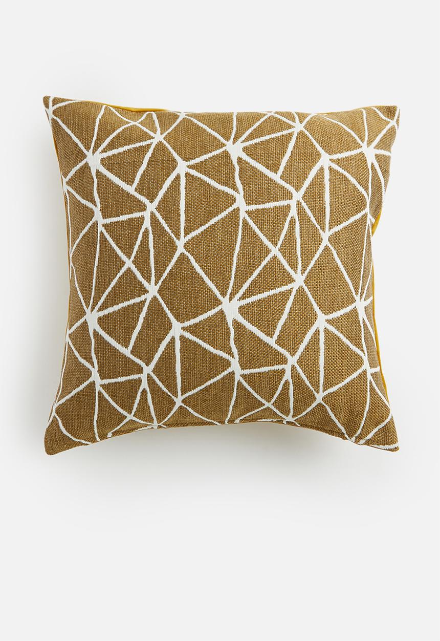 Hertex Haus - Meditating Outdoor cushion cover - tobacco