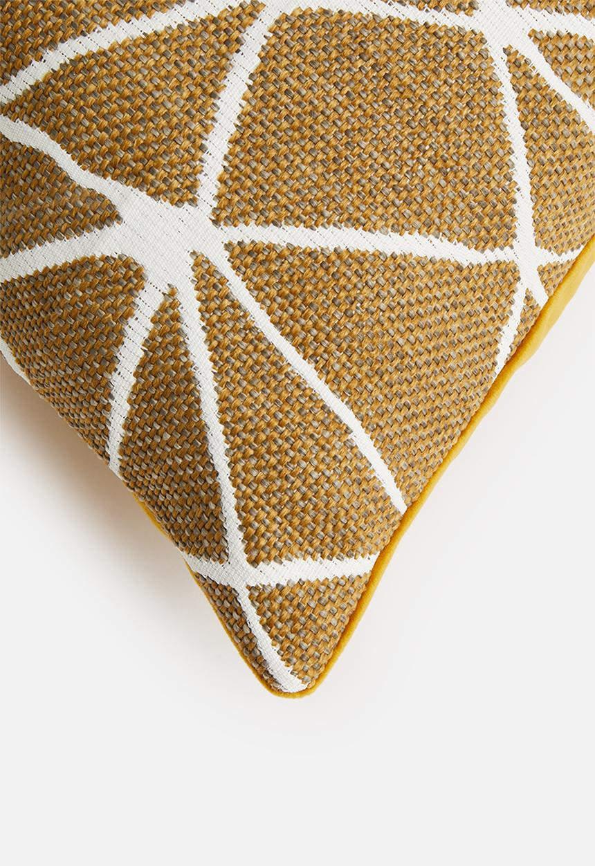 Hertex Haus - Meditating Outdoor cushion cover - tobacco