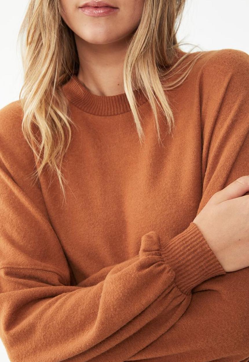 Cotton On - Super soft long sleeve sweater - glazed ginger