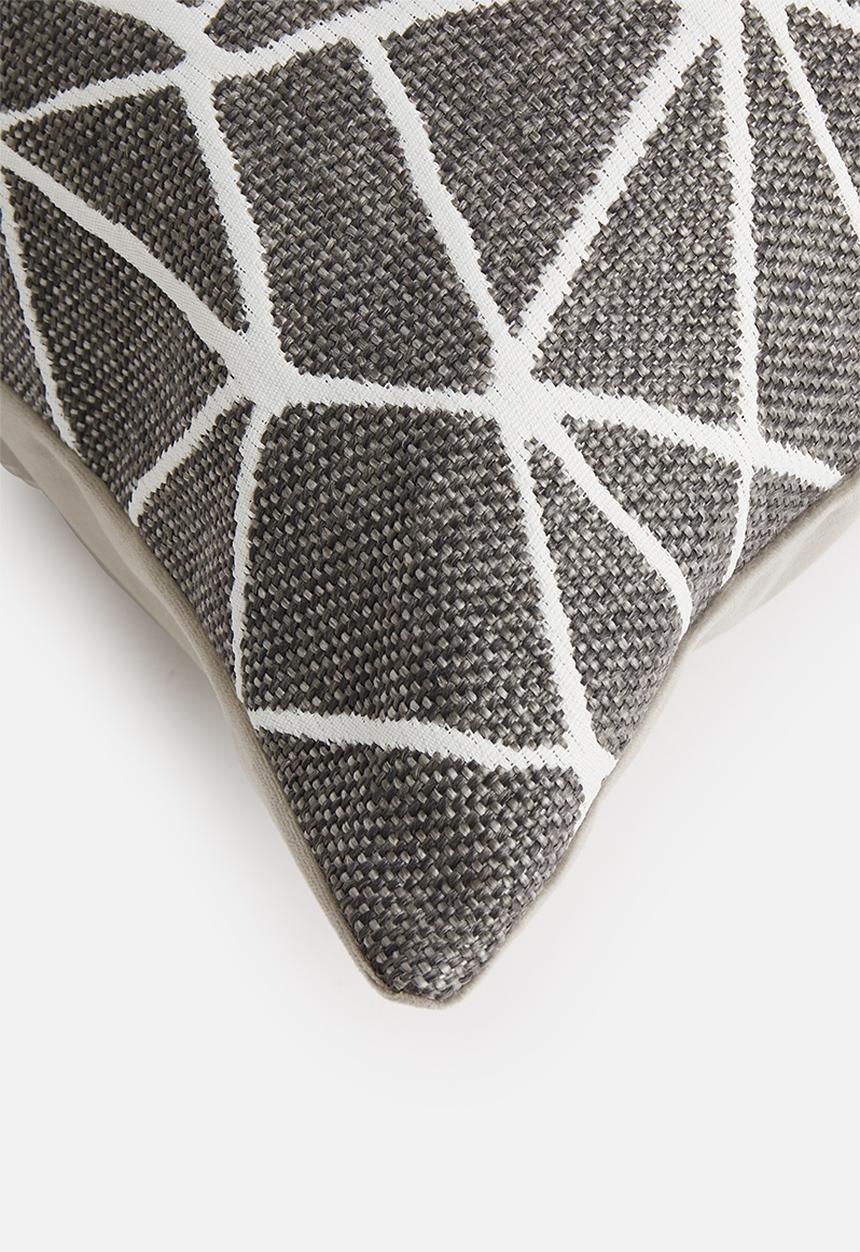 Hertex Haus - Meditating Outdoor cushion cover - ash