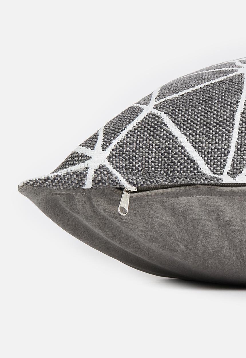 Hertex Haus - Meditating Outdoor cushion cover - ash