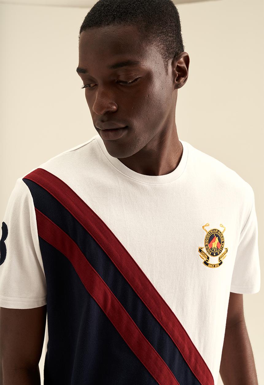 POLO - Equestrian short sleeve Tee - White