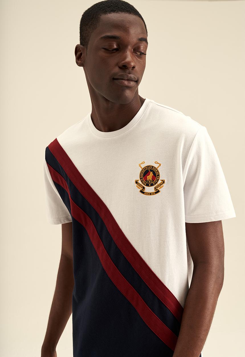 POLO - Equestrian short sleeve Tee - White