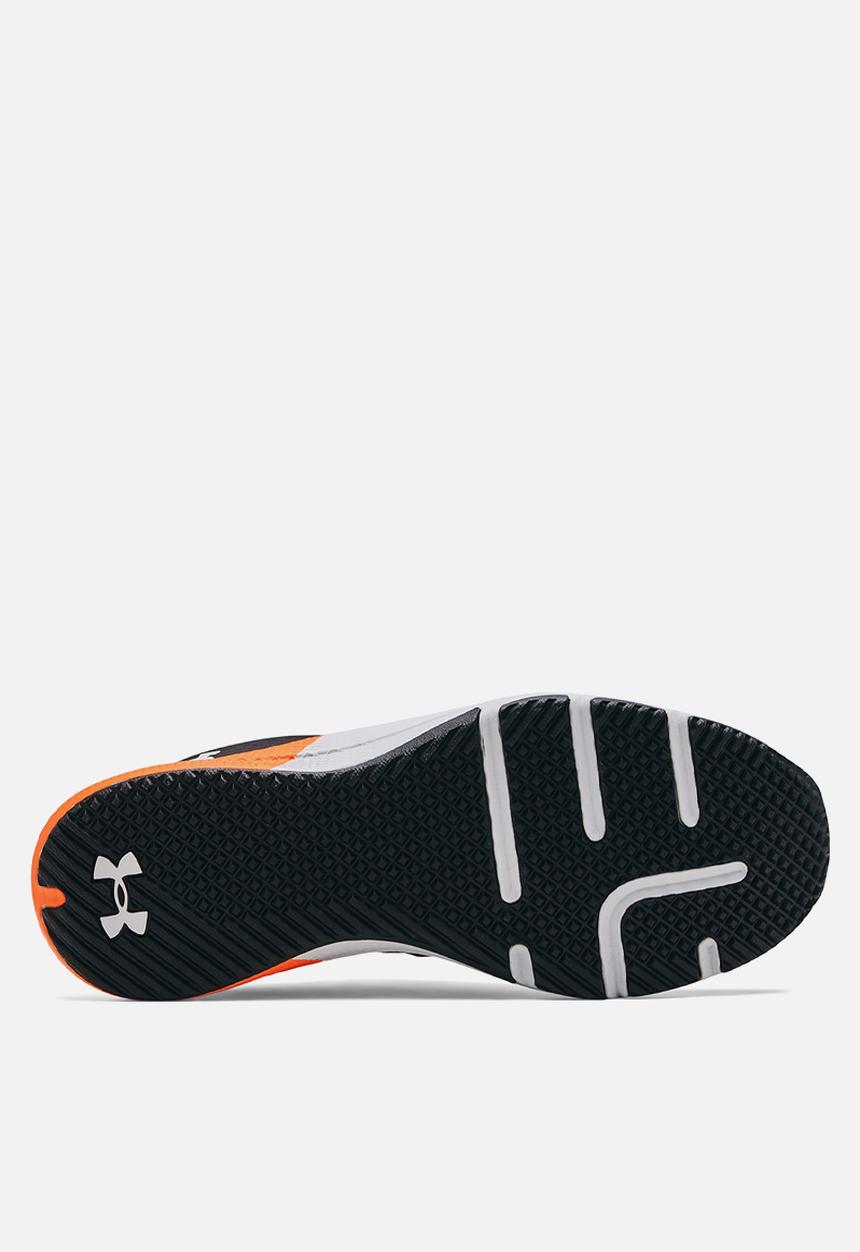 Under Armour - Ua charged engage - jet gray / blaze orange / halo gray