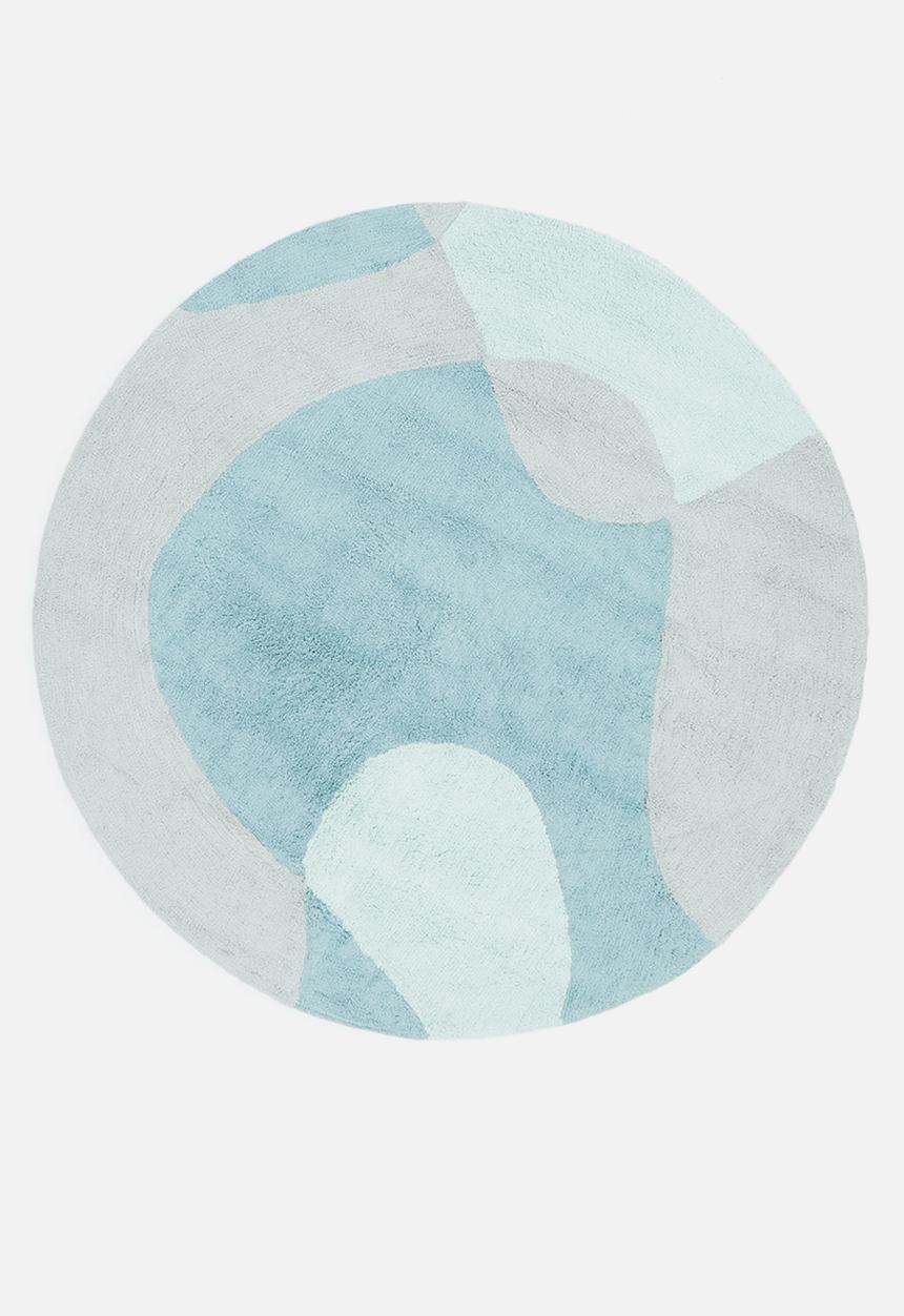 Sixth Floor - Liquid round tufted rug - multi