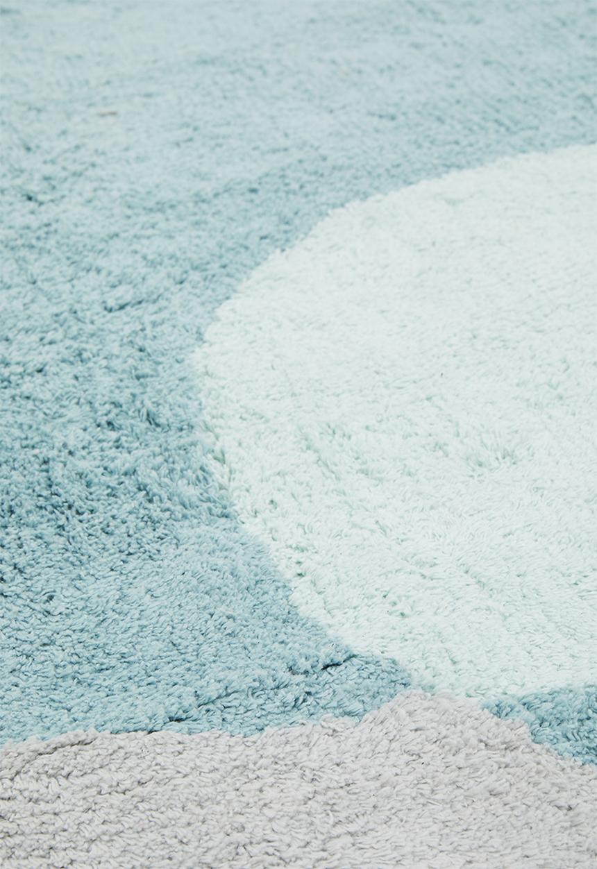 Sixth Floor - Liquid round tufted rug - multi