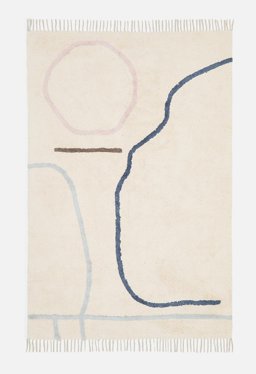 Sixth Floor - Mae cotton tufted rug - multi