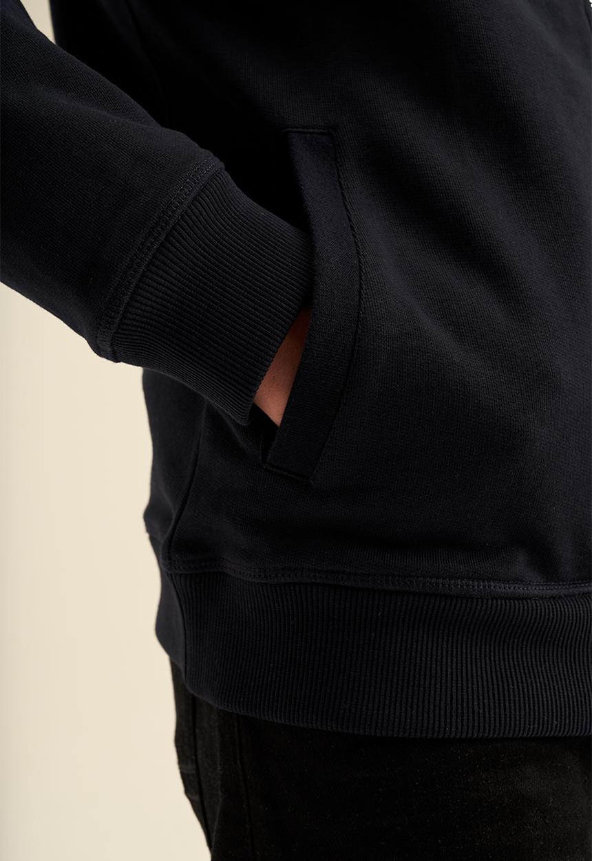 POLO - PJC Zip Thru Hooded Sweatshirt - Navy
