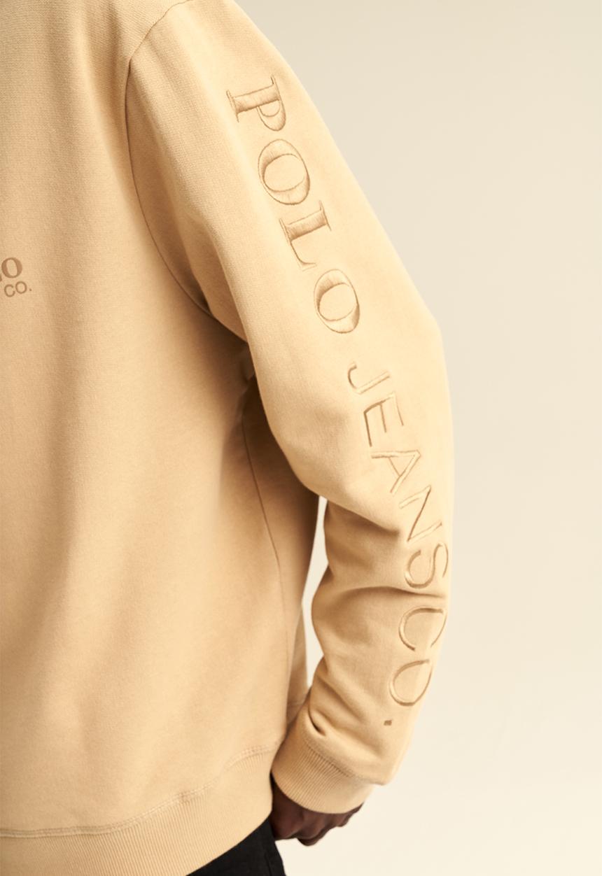 POLO - PJC Relaxed Sweatshirt- Stone