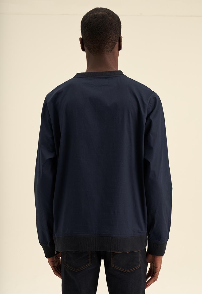 POLO - PJC Woven Sweatshirt - Navy Blue