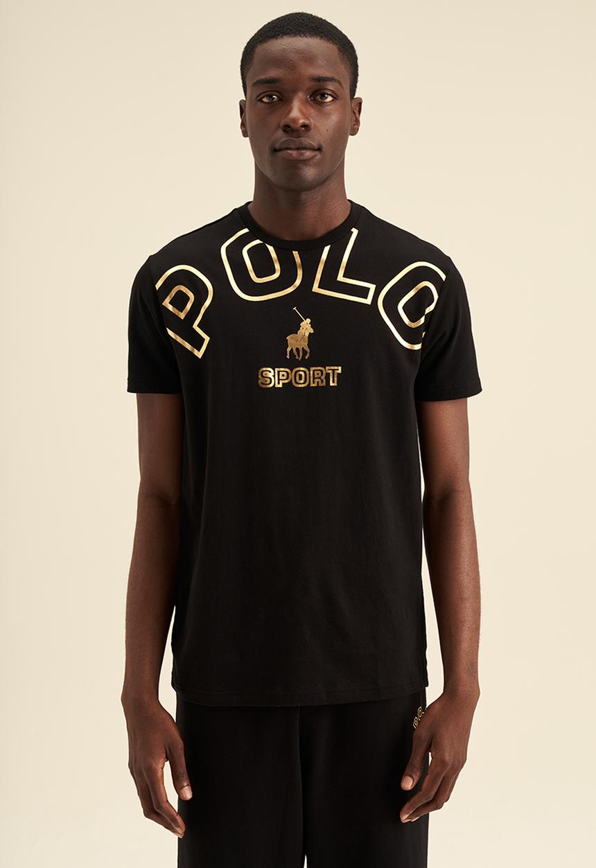 POLO - PS Foil Front SS Tee - Black