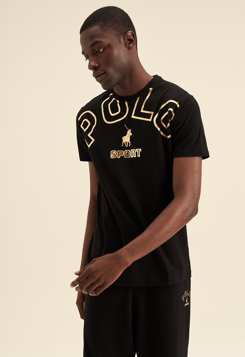 POLO - PS Foil Front SS Tee - Black