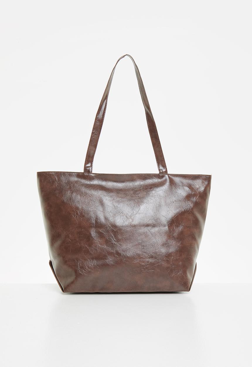 edit - Tote bag - brown