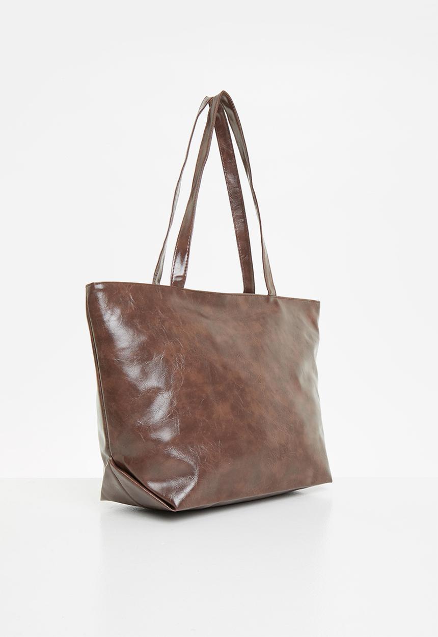 edit - Tote bag - brown
