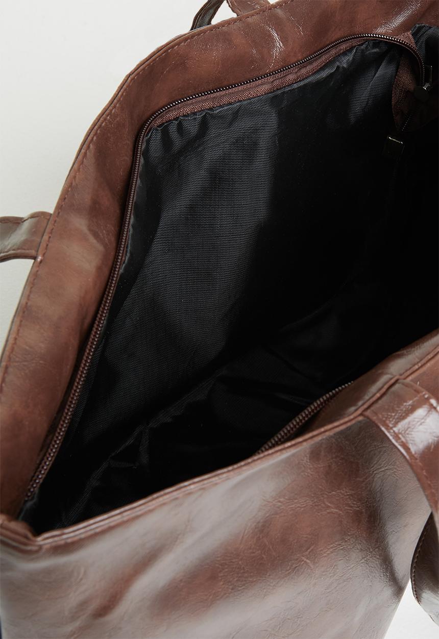edit - Tote bag - brown