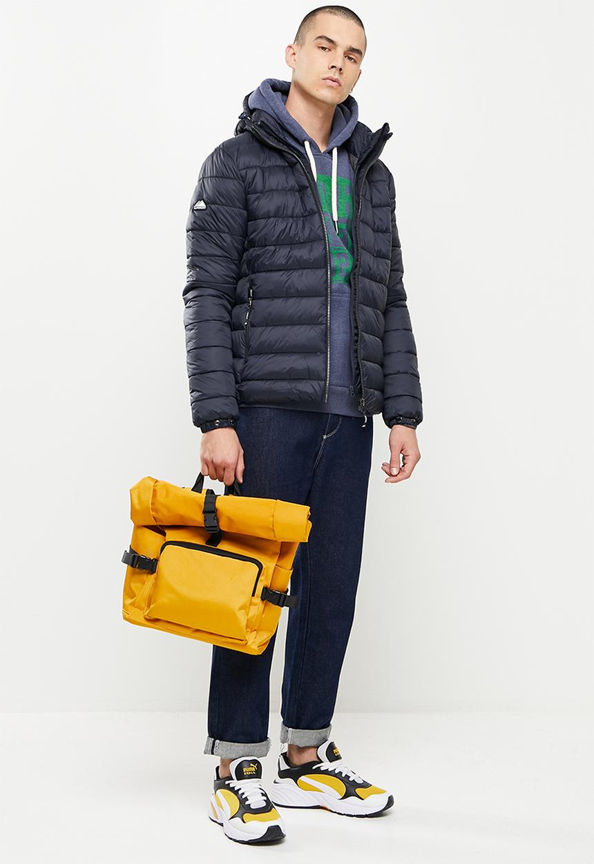Superdry. - T&f hood - princedom blue marl