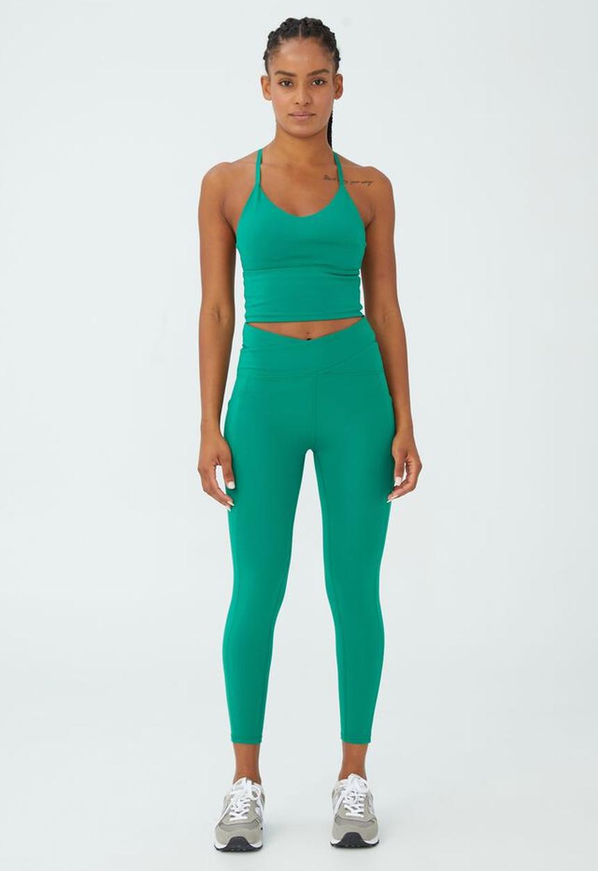 Cotton On - Ultra soft cross over 7/8 tight - retro green