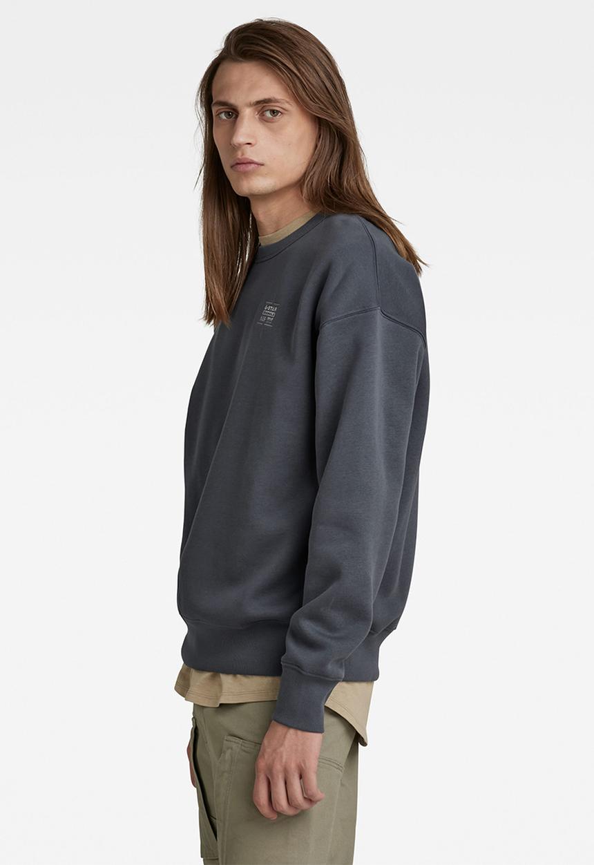 G-STAR - Unisex core oversized r sw - fantem blue
