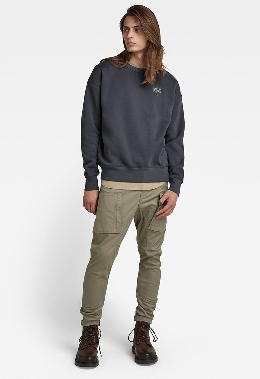 G-STAR - Unisex core oversized r sw - fantem blue