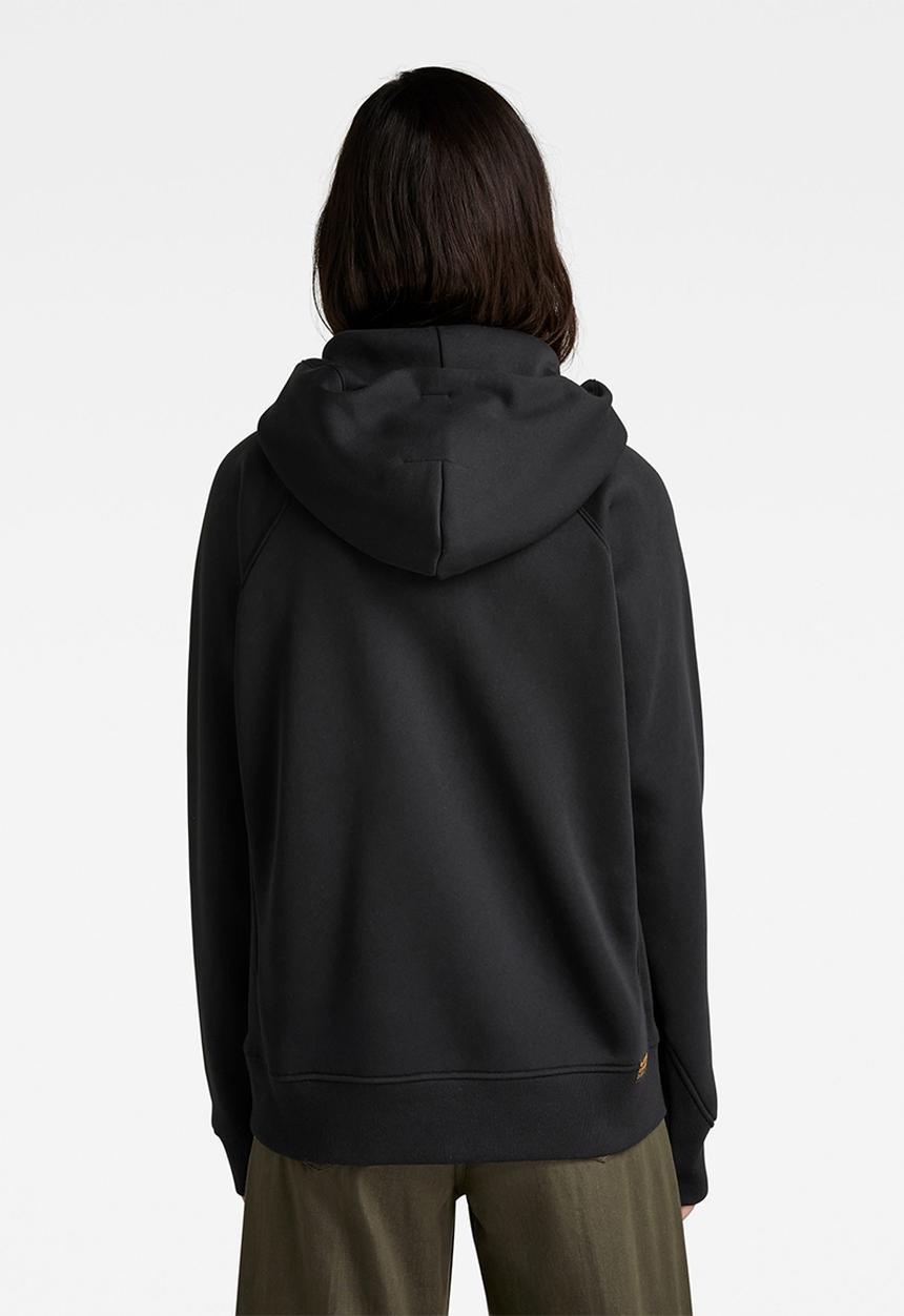 G-STAR - Premium core 2.0 hooded zip thru sweatshirt - black