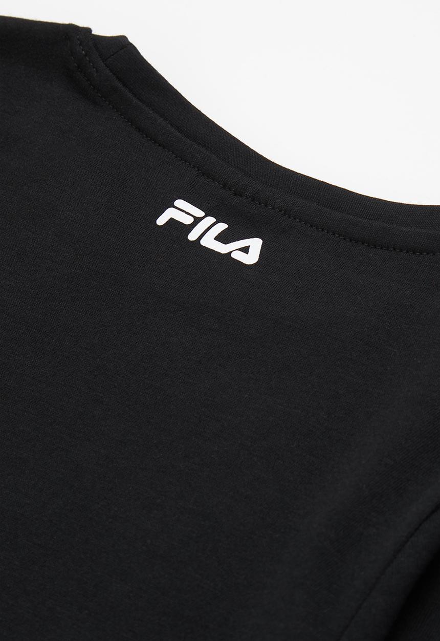 FILA - Mono deckle long sleeve T-shirt - black