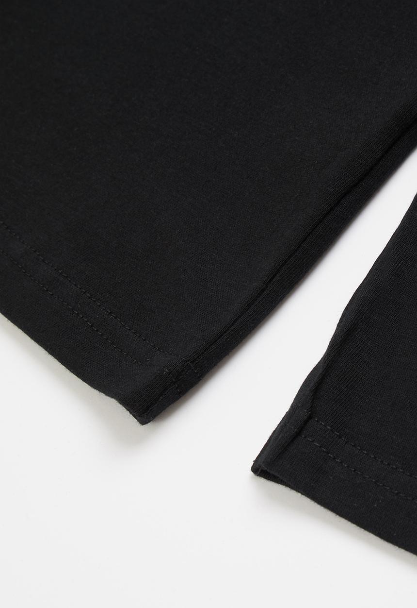 FILA - Mono deckle long sleeve T-shirt - black