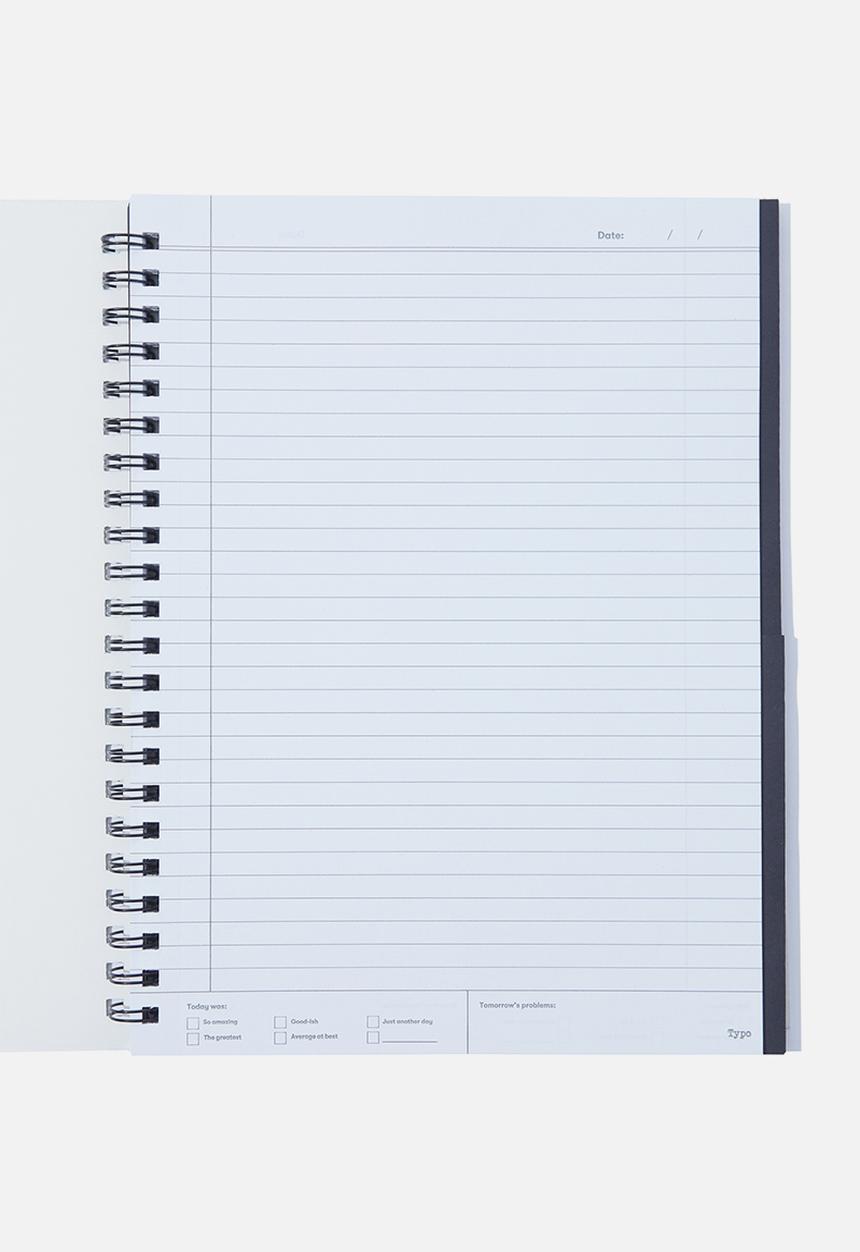 Typo - A4 campus notebook recycled - peace and icon yardage
