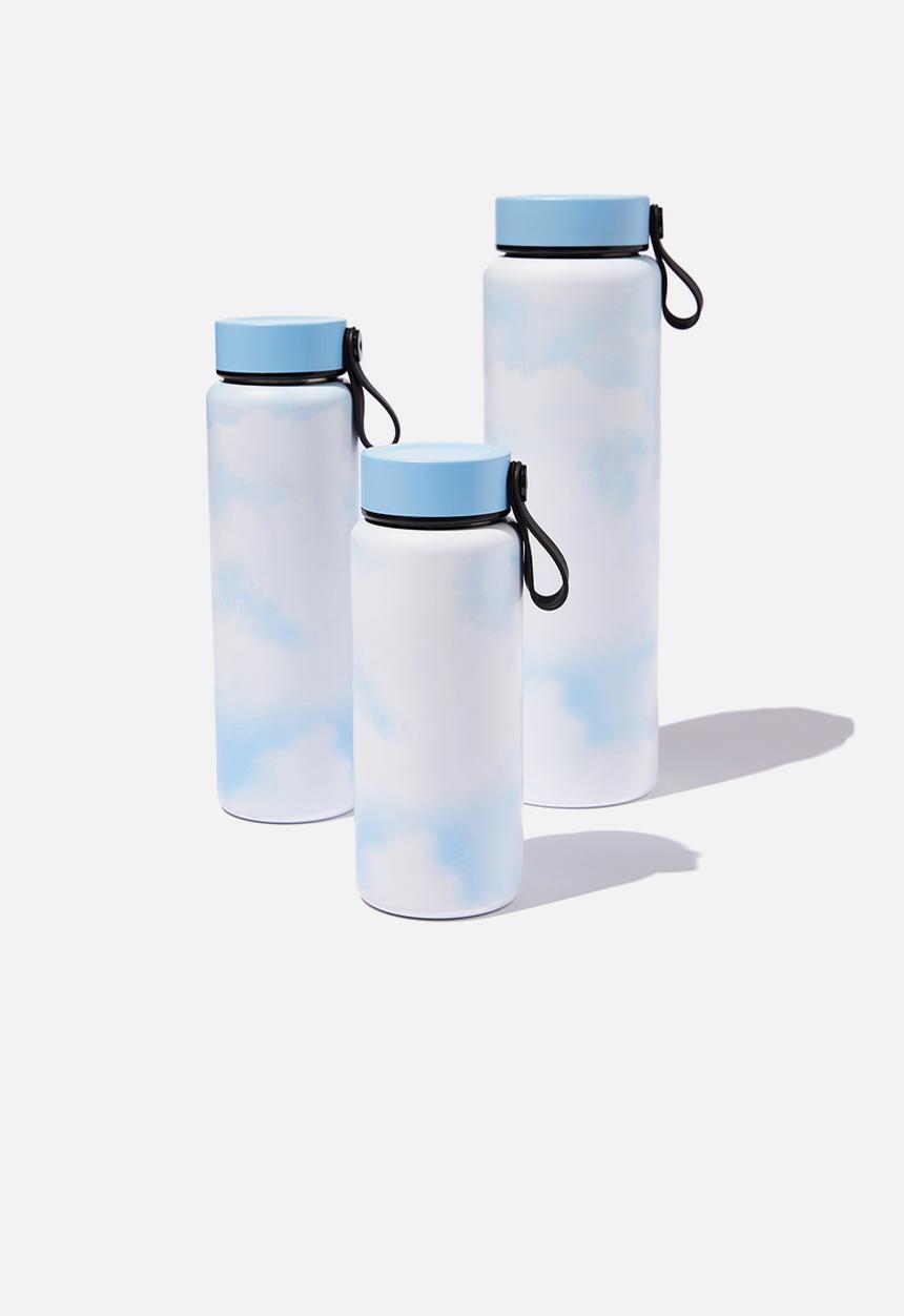 Typo - On the move metal drink bottle 500ml - polar clouds