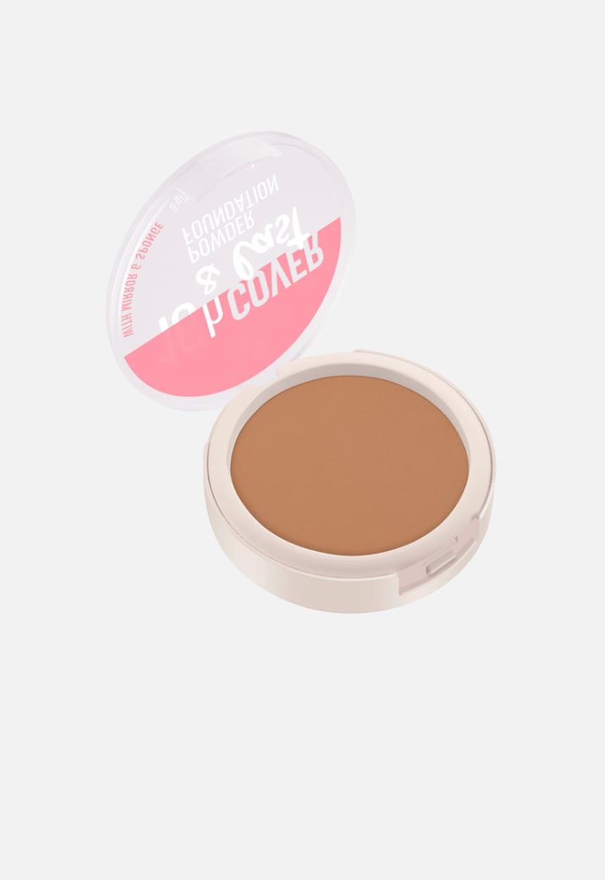 essence - 16h COVER & Last Powder Foundation - Brown Sugar