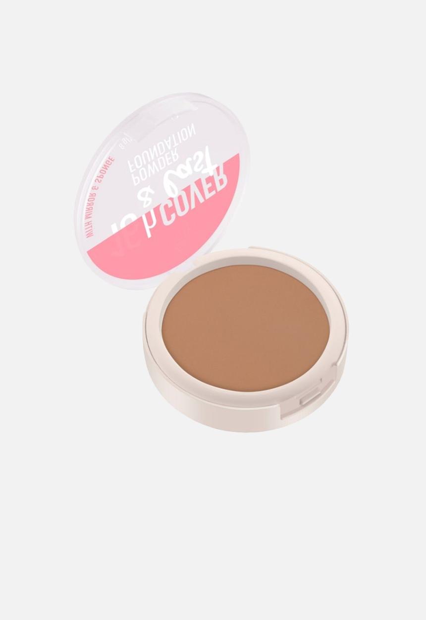 essence - 16h COVER & Last Powder Foundation - Hazelnut