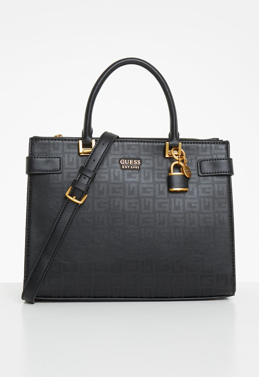 GUESS - Atene society satchel - black