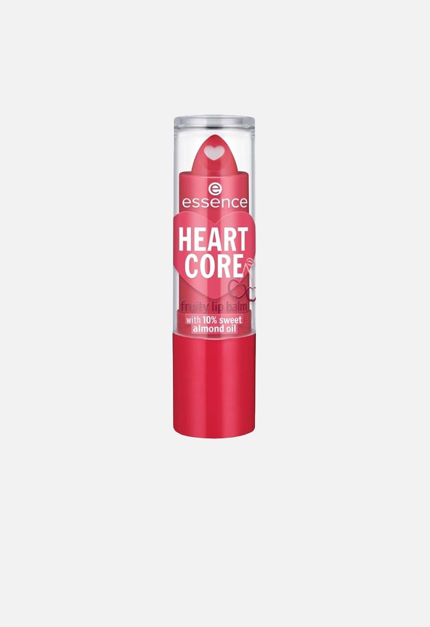 essence - Heart Core Fruity Lip Balm - Crazy Cherry