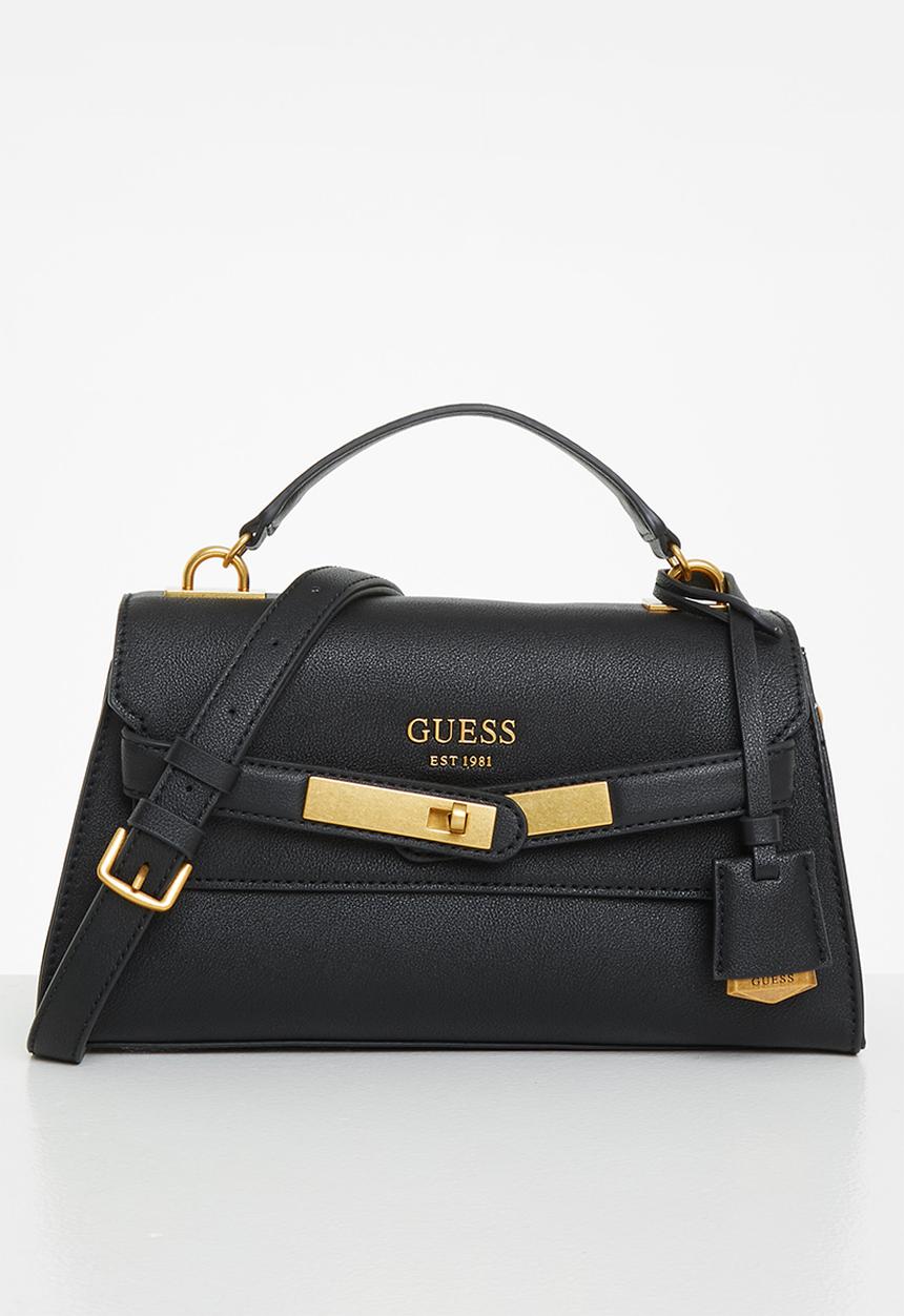GUESS - Enisa top handle flap - black