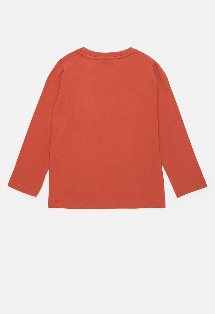 JEEP - Long sleeve crew neck tee - orange
