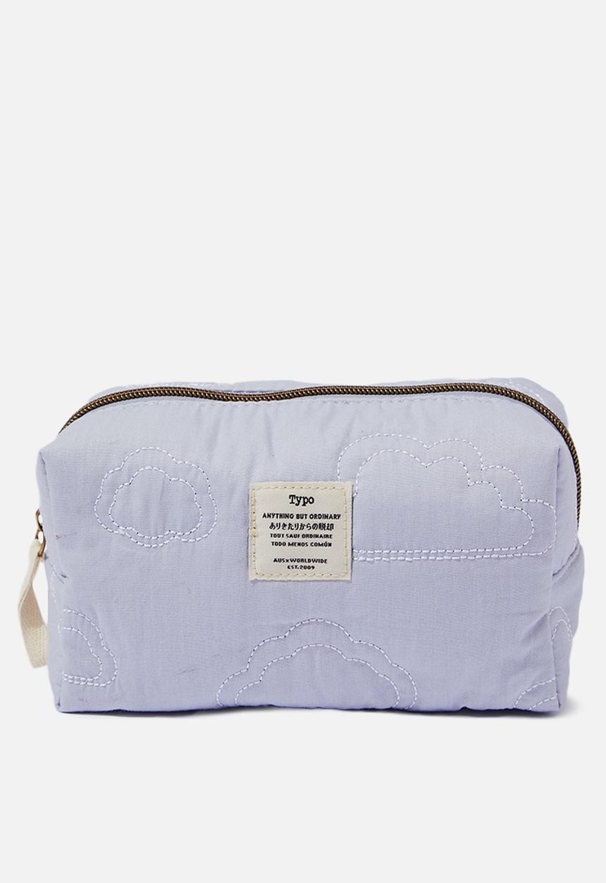 Typo - Florence pencil case - quilted orchid cloud