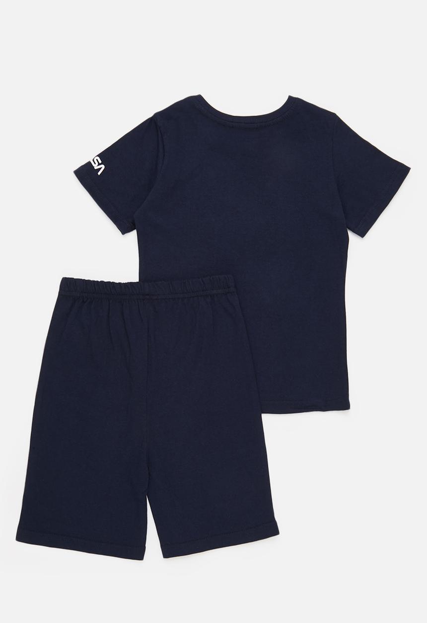 Superbalist Kids - NASA tee & shorts pj set - navy