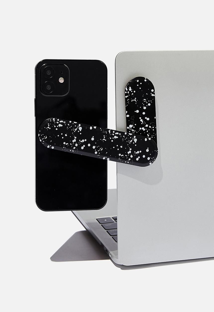 Typo - Laptop phone mount - splatter black