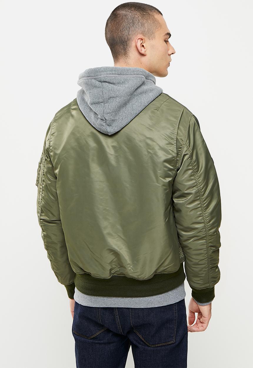 Superdry. - Ma1 bomber - sage green