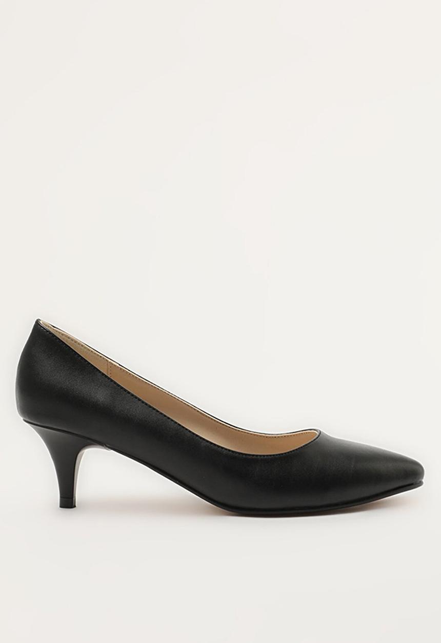 Trendyol - Kitten court heel - black