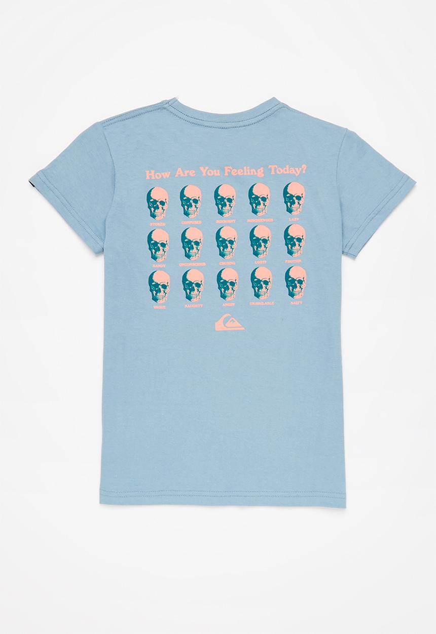 Quiksilver - How are you feeling short sleeve - faded denim