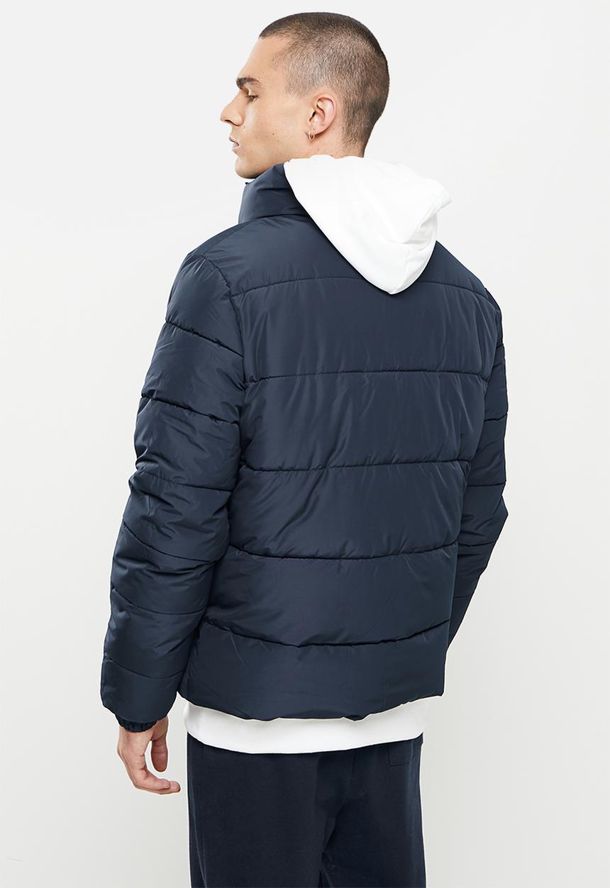 Superdry. - Non hooded sports puffer - deep navy