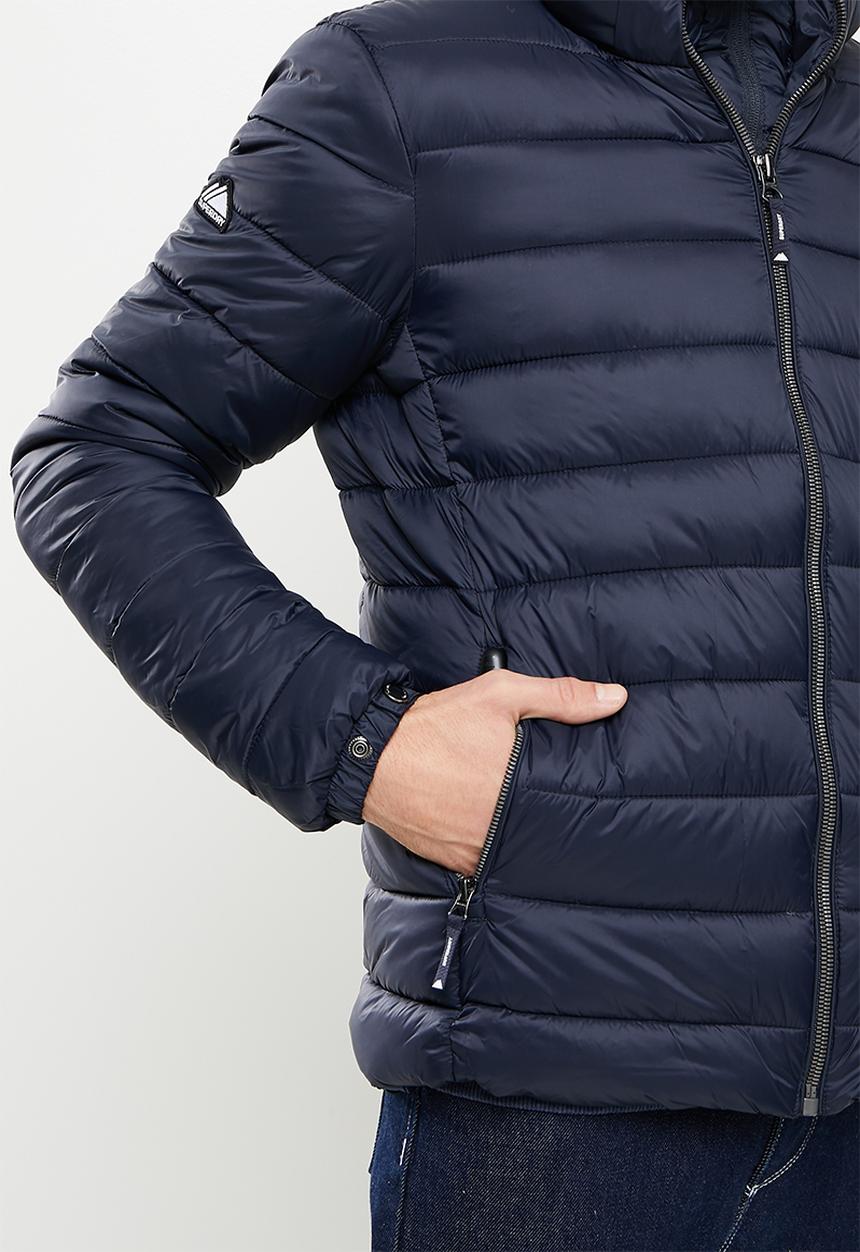 Superdry. - Classic fuji puffer jacket - navy