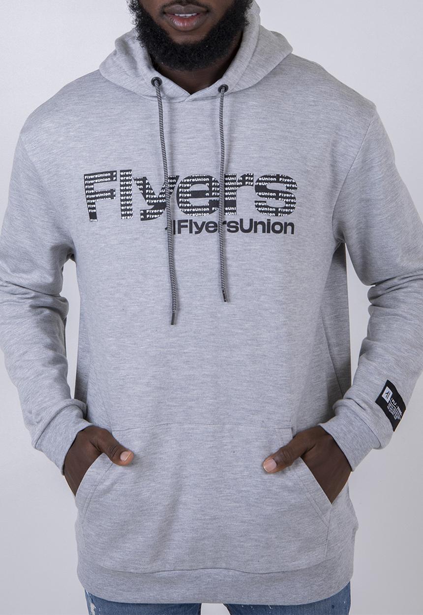 Flyersunion - Flyers fleece hoodie - grey melange