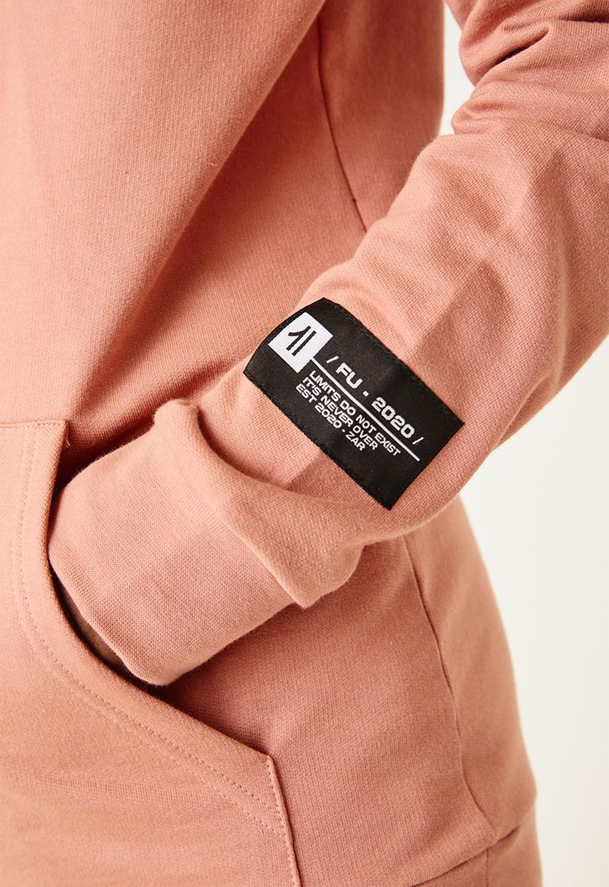 Flyersunion - Fleece hoody - pink